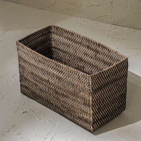Rattan storage baskets - Different sizes and colours! - Coastal Villa Homeware